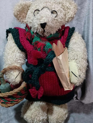 Vintage musical French Peasant Bear rsv|124524