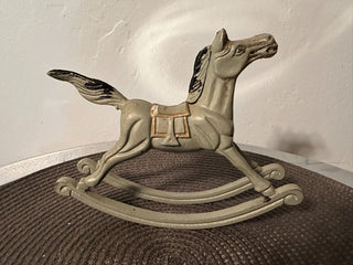 Cast Iron Rocking Horse 1950's SALE MTS