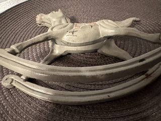 Cast Iron Rocking Horse 1950's SALE MTS