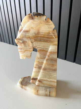 Onyx horse bookend RSV|121344