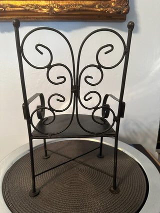 Chair Black Metal MTS|102082
