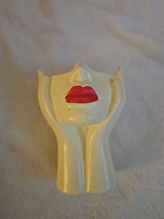 Red Lips Plant Vase