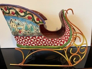 #2443 Jim Shore Santa's Sleigh RSV|121937