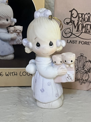 1985 Enesco Precious Moments Ornament RSV To Thee With Love|127964