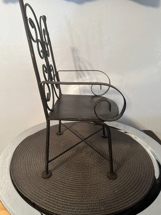 Chair Black Metal MTS|102081