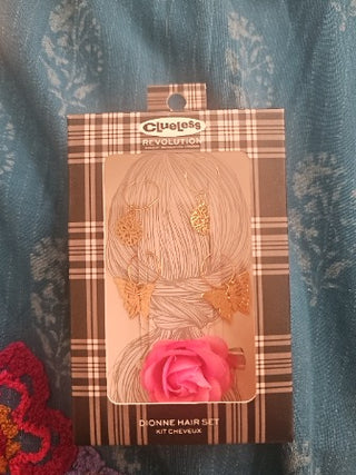 Hair set Clip & Rings
