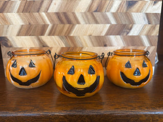 HANDMADE CANDLE UPCYCLE JACK-O-LATERN SCENT TOASTED PUMPKIN|107272