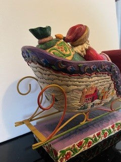 #2442 Jim Shore Santa in Sleigh RSV|121931