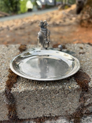 JP vintage-style golf trinket dish