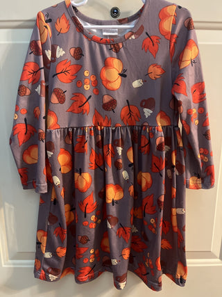 Fall Print Long Sleeve Dress Size 5/6 - RSV|107006