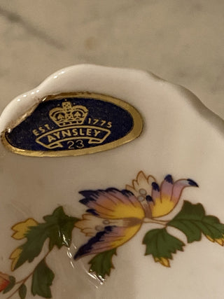 Vtg  Aynsley fine bone china seashell bowl RCD|118540