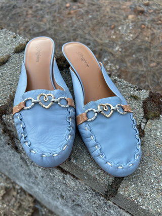 Brighton Ella leather mules Size 10