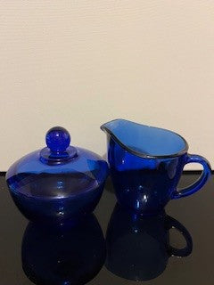 #2325 Cream & Sugar Cobalt Blue Set|109567