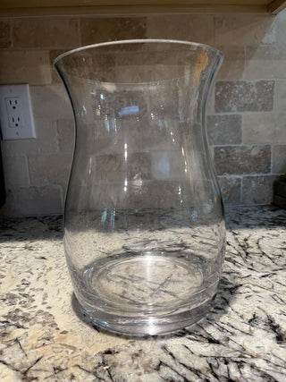 Large, Clear Glass Vase RCD