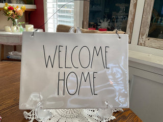 Welcome Home Ceramic plaque Rae Dunn MTS