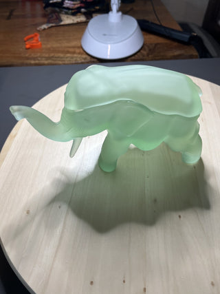 Indiana Tiara Glass Elephant Dish w/lid #2  RSV|64341