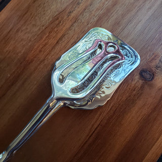 Vtg Ornate Silverplate Pastry Server|100734