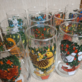 Vintage Pepsi 12 Days of Christmas Glassware Set RCD|125693