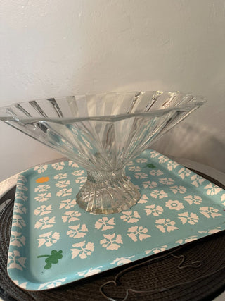 Lead Crystal Swirl Bowl  MTS