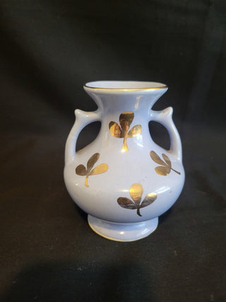 1940's Le Pere Pottery, 4-1/2" Blue Vase RCD