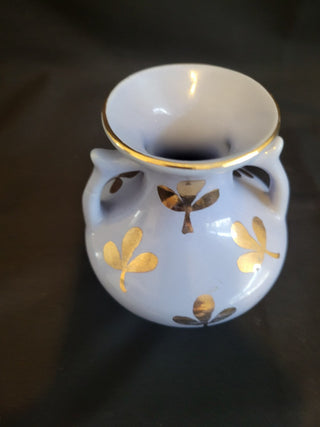 1940's Le Pere Pottery, 4-1/2" Blue Vase RCD