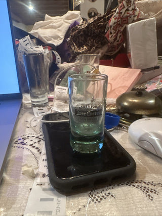 Jose Curevo shot glass