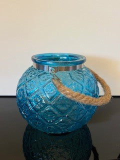 #2044 Turquoise Blue Candle Holder  RSV|79951