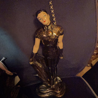 Rare Mid Century California Originals Gold and Black MCM Ballet Figures #62 VV MTS
