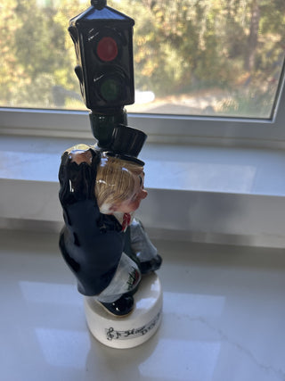 Ceramic Drunk Man / Traffic Light " How Dry I am" Empty , Musical Decanter-RSV|122206