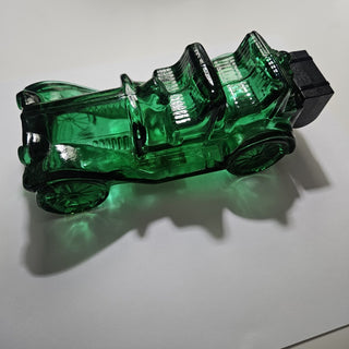 Vintage Avon - Green Glass Car - Tai Winds Aftershave (BRI) - MTS|116866