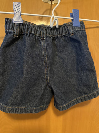 Embroidered denim shorts. Size 12 M. #SM  RSV|88752