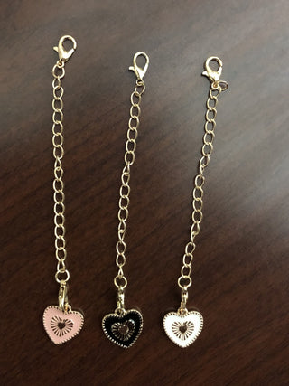 3 piece U Heart Charms RSV|161241