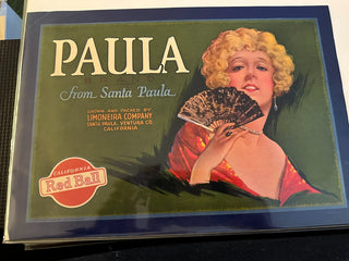 Paula Authentic Citrus Farm Crate Label EC072 MTS|100361