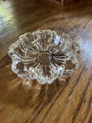 Small MCM Clear Glass Ashtray/Trinket Dish,  MTS