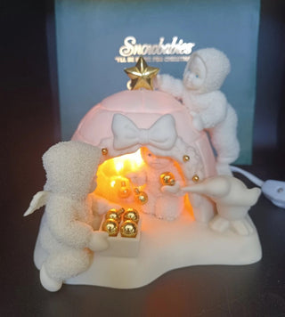 Snowbabies Dept. 56 "I'll be home for Christmas" lighted figurine #62 VV MTS|95128