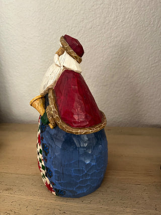 JIM SHORE HEARTWOOD CREEK SANTA WITH BELL EXCELLENT CONDITION 9" TALL (KJS) RCD|126469