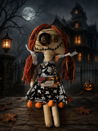 Journal Junction Jenny No. 018-Jasper Handmade Art Dolll w/Mini Journal OOAK Cloth Doll