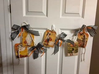 Vintage inspired Halloween Garland