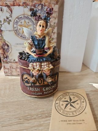 Boyds Caffeinata Coffee Faerie Music Box, RSV