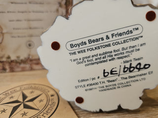 Boyds T H Bean Bearmaker Elf, RSV