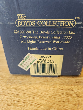 Boyds Miles Give Thanks Trinket Box, RSV