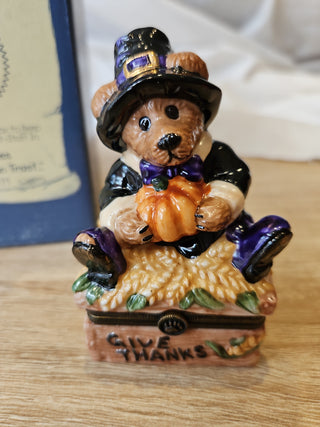 Boyds Miles Give Thanks Trinket Box, RSV