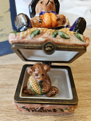 Boyds Miles Give Thanks Trinket Box, RSV