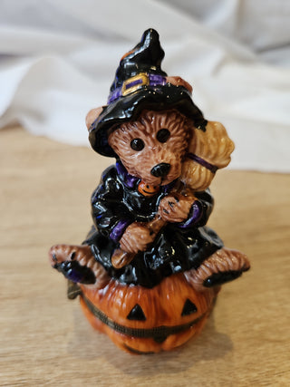 Boyds Emma Witchy Bear Trinket Box, RSV