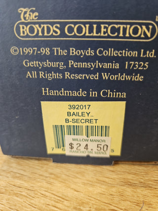 Boyds Bailey B-Secret Book Trinket Box, RSV