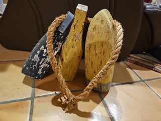 Authentic Nautical Wood Buoys