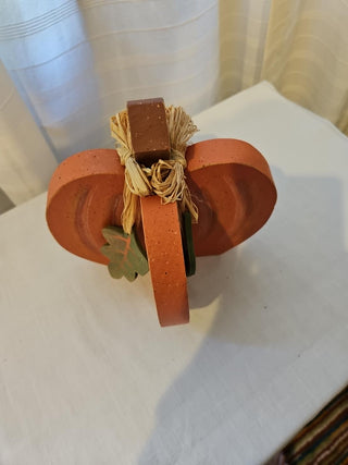 Wood Pumpkin Fall Decor