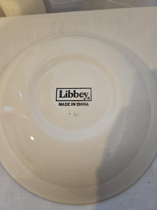 Libbey Decorative Hand Painted Style 8.5 Inch Bowl