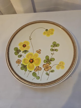 Vintage Mikasa Nature's Gallery Perennials Plate 8 Inch