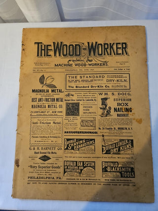 1896 The Wood-Worker Journal for Machine Wood-Workers